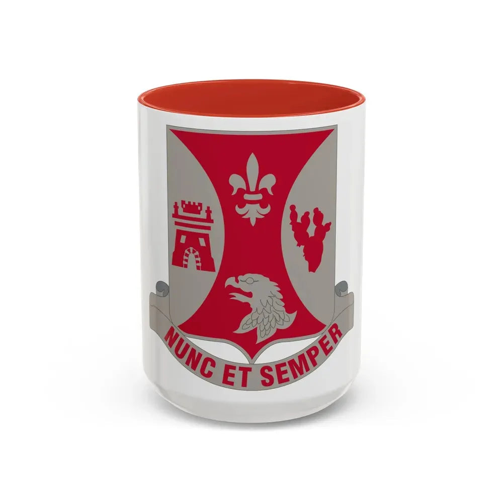 196th Infantry Regiment (U.S. Army) Accent Coffee Mug 15oz Red - Go Mug Yourself