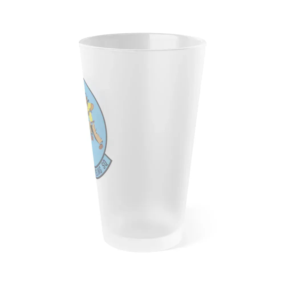 197 Air Refueling Squadron (U.S. Air Force) Frosted Pint Glass 16oz - Go Mug Yourself
