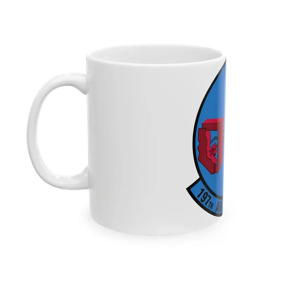197 Air Refueling Squadron (U.S. Air Force) White Coffee Mug - Go Mug Yourself