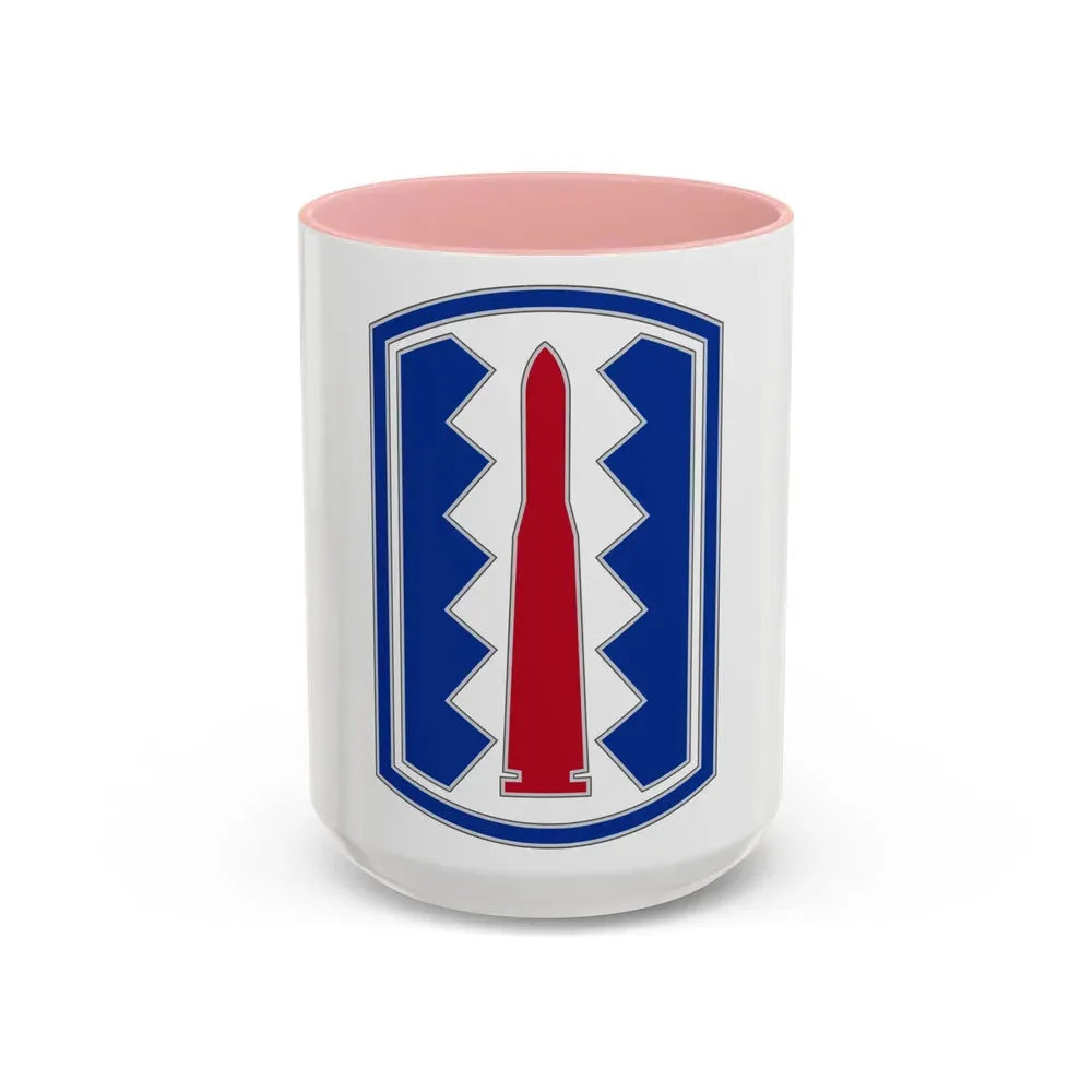 197TH INFANTRY BRIGADE (U.S. Army) Accent Coffee Mug 15oz Pink - Go Mug Yourself