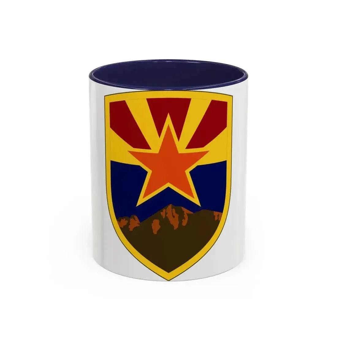 198 Regional Support Group 2 (U.S. Army) Accent Coffee Mug 11oz Navy - Go Mug Yourself