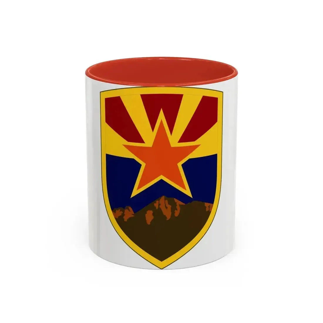 198 Regional Support Group 2 (U.S. Army) Accent Coffee Mug 11oz Red - Go Mug Yourself