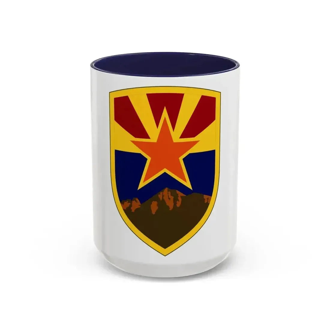 198 Regional Support Group 2 (U.S. Army) Accent Coffee Mug 15oz Navy - Go Mug Yourself