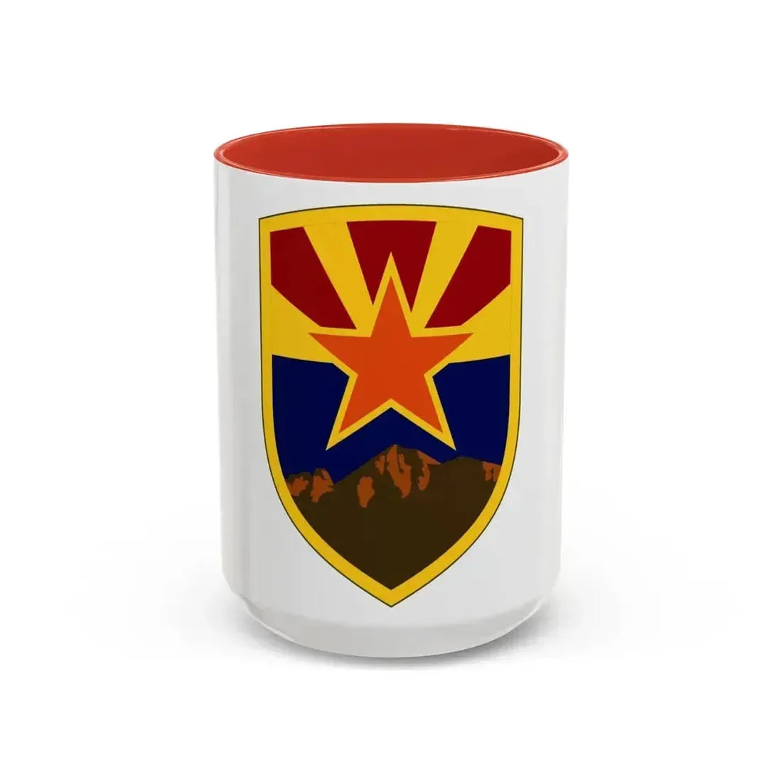 198 Regional Support Group 2 (U.S. Army) Accent Coffee Mug 15oz Red - Go Mug Yourself