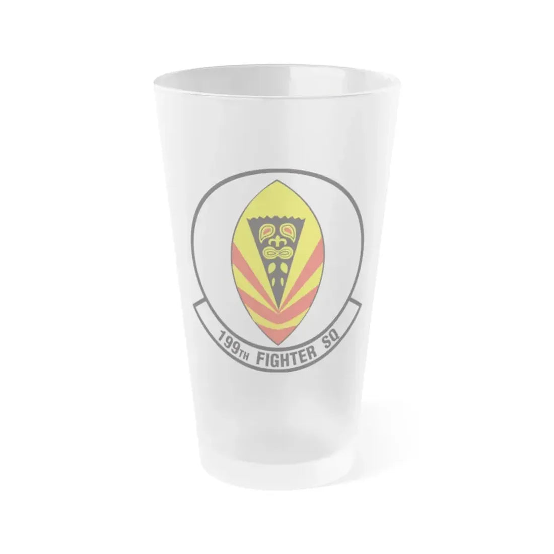 199 Fighter Squadron (U.S. Air Force) Frosted Pint Glass 16oz 16oz Frosted - Go Mug Yourself