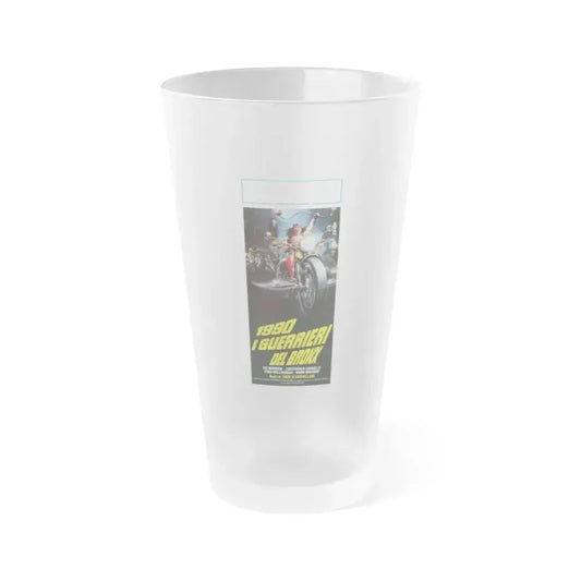 1990 THE BRONX WARRIORS 1982 Movie Poster - Frosted Pint Glass 16oz 16oz Frosted - Go Mug Yourself