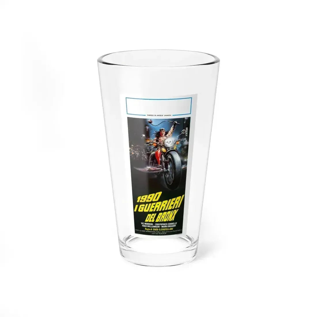 1990 THE BRONX WARRIORS 1982 Movie Poster - Pint Glass 16oz 16oz - Go Mug Yourself