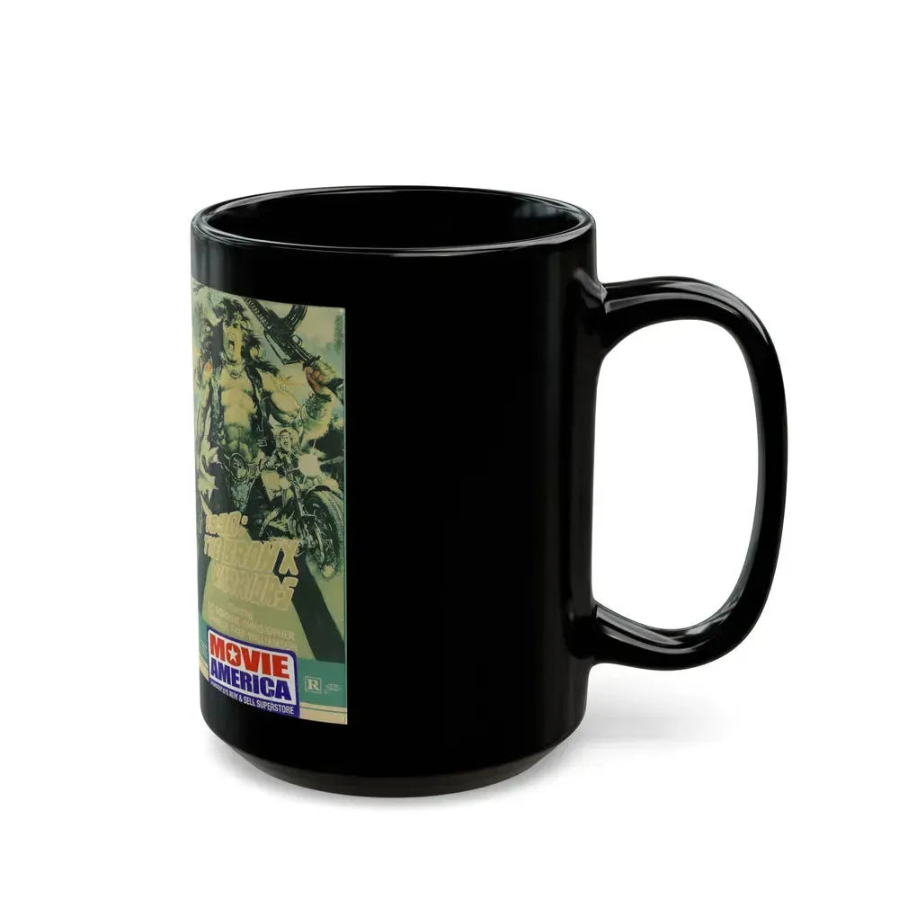 1990 THE BRONX WARRIORS (VHS COVER) - Black Coffee Mug - Go Mug Yourself