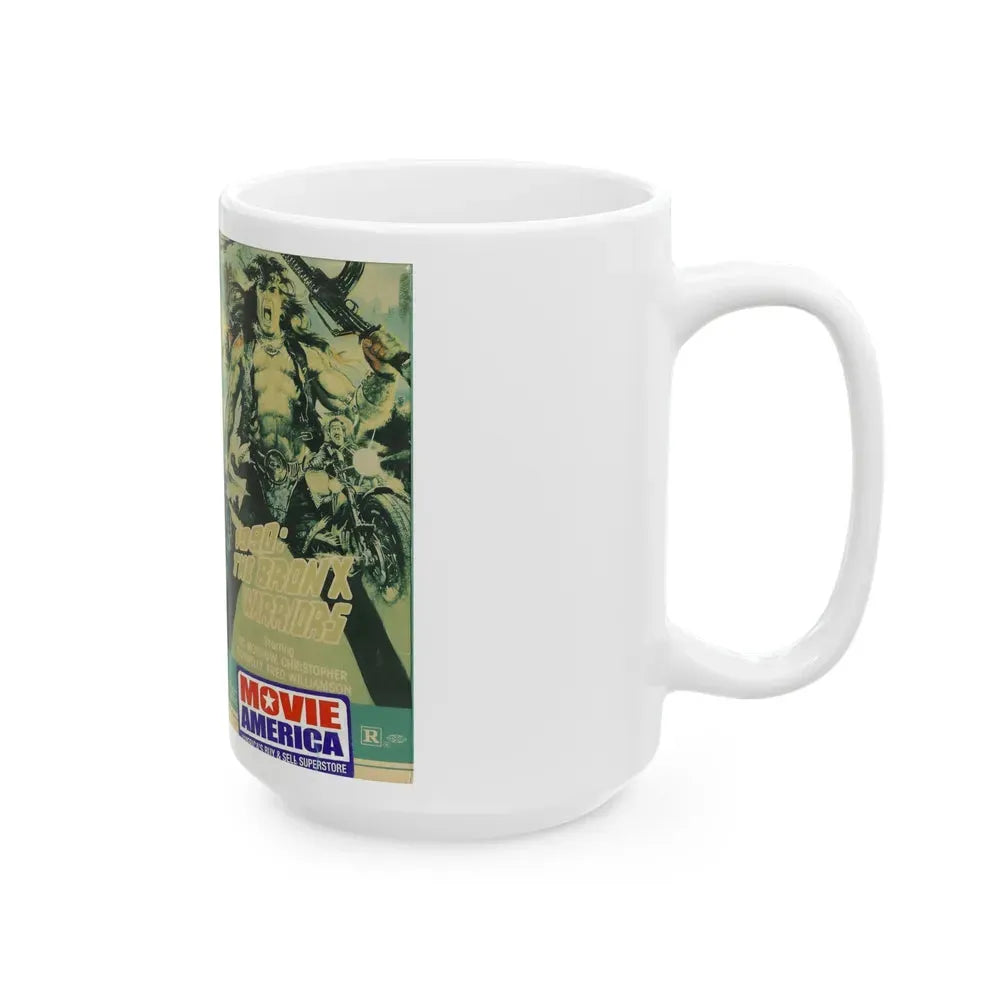 1990 THE BRONX WARRIORS (VHS COVER) - White Coffee Mug - Go Mug Yourself