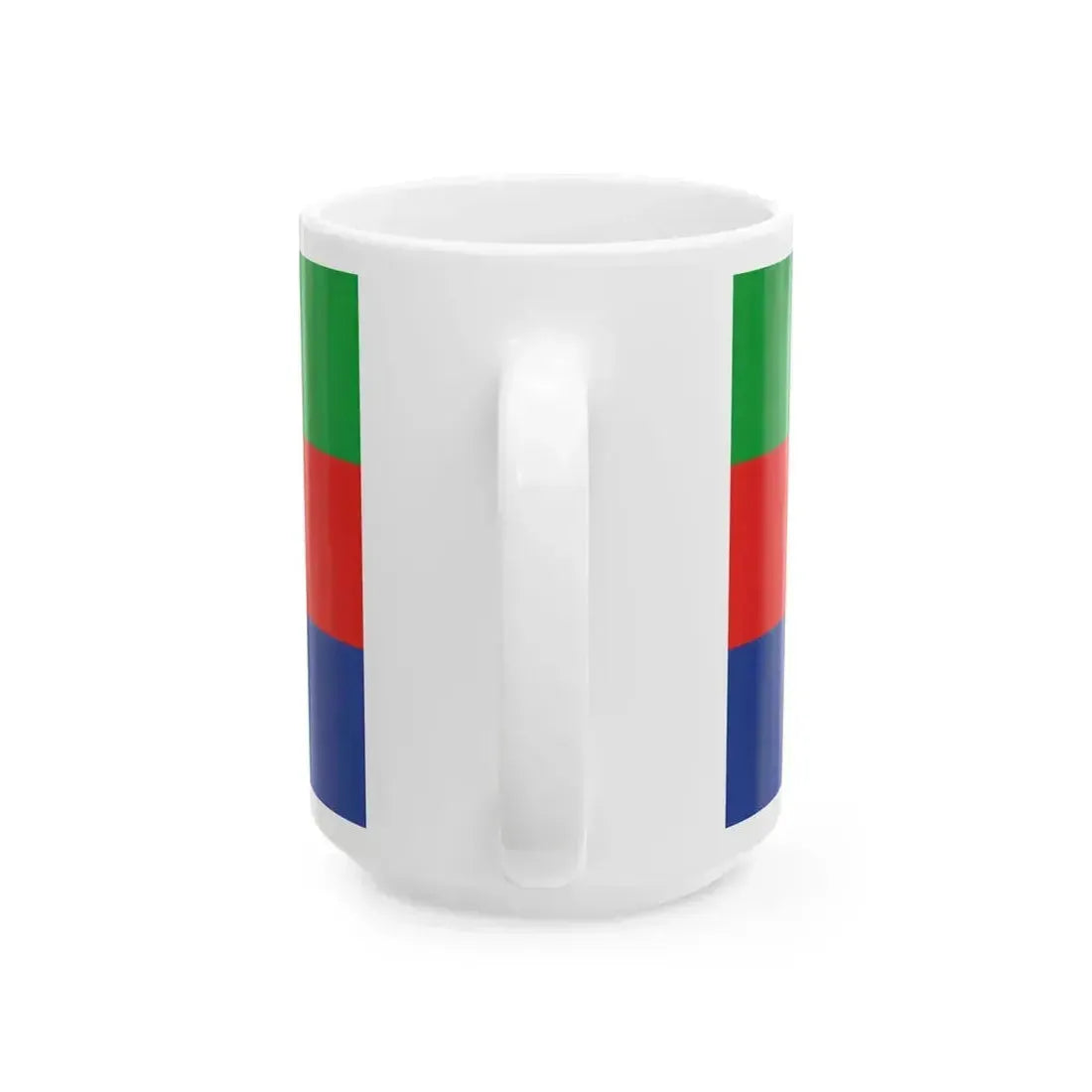 1992 Bosnia Heregovina Tricolor Flag Proposal (Bosnia and Herzegovina) White Coffee Mug - Go Mug Yourself