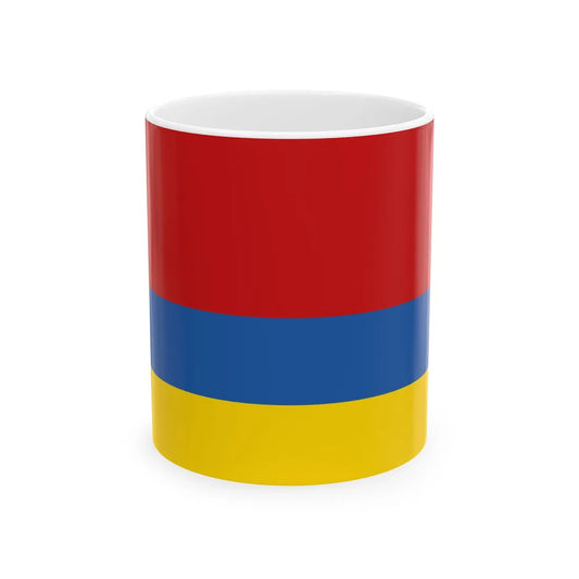 1992 Ukraine Flag Proposal 1 (Ukraine) White Coffee Mug 11oz - Go Mug Yourself