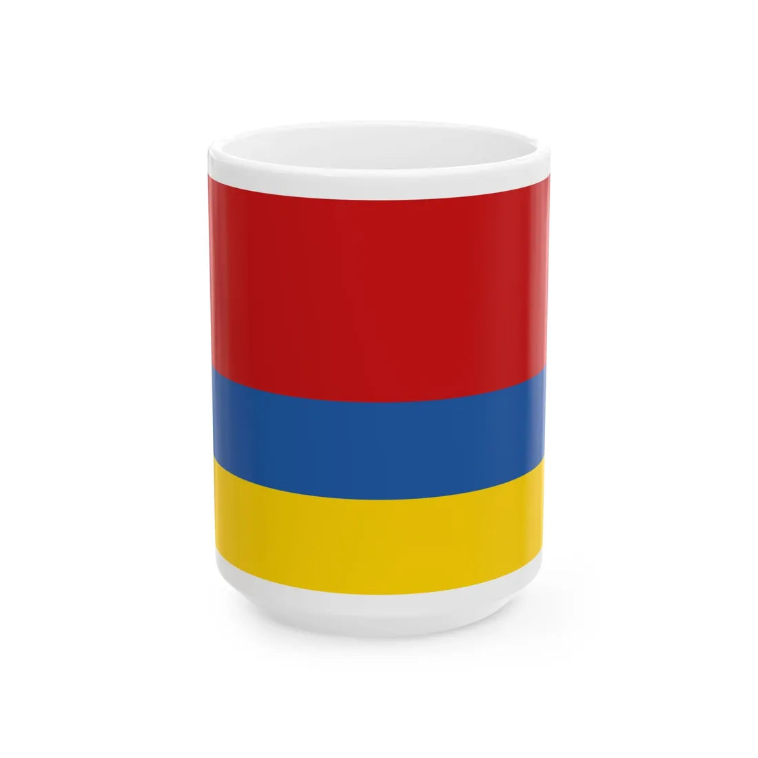 1992 Ukraine Flag Proposal 1 (Ukraine) White Coffee Mug 15oz - Go Mug Yourself