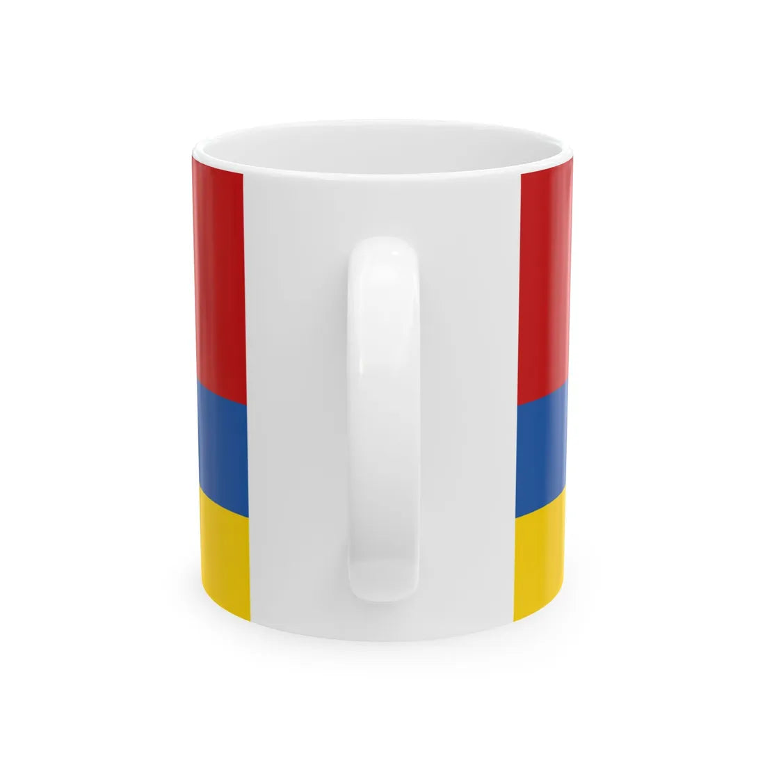 1992 Ukraine Flag Proposal 1 (Ukraine) White Coffee Mug - Go Mug Yourself