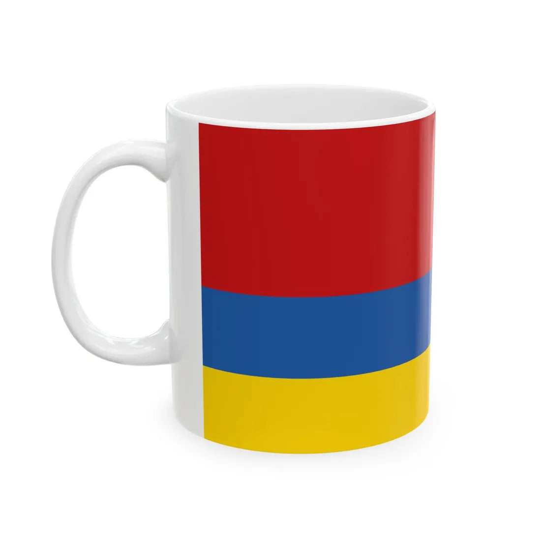 1992 Ukraine Flag Proposal 1 (Ukraine) White Coffee Mug - Go Mug Yourself