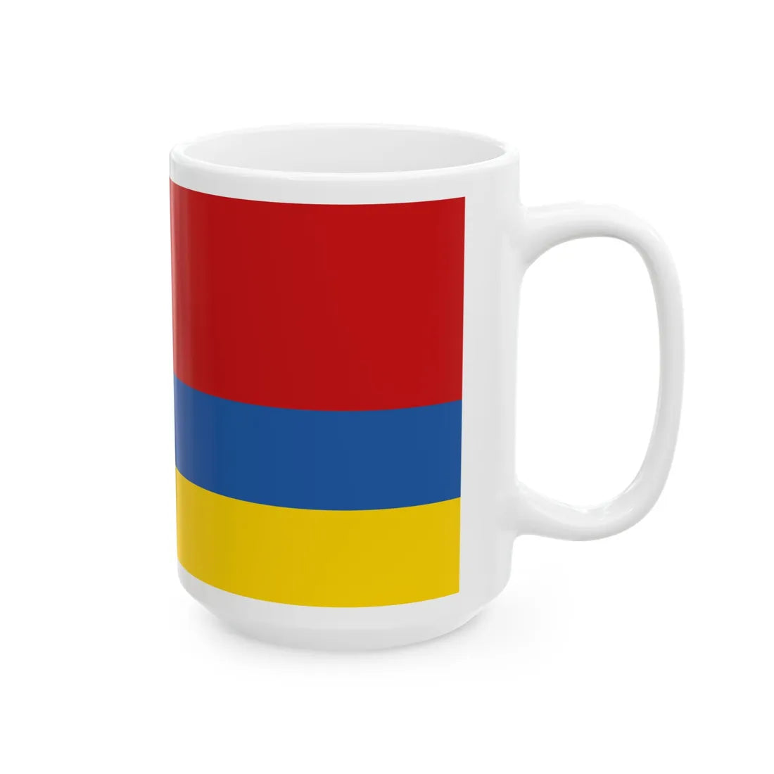1992 Ukraine Flag Proposal 1 (Ukraine) White Coffee Mug - Go Mug Yourself