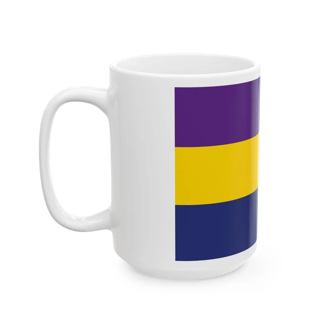 1992 Ukraine Flag Proposal 2 (Ukraine) White Coffee Mug - Go Mug Yourself