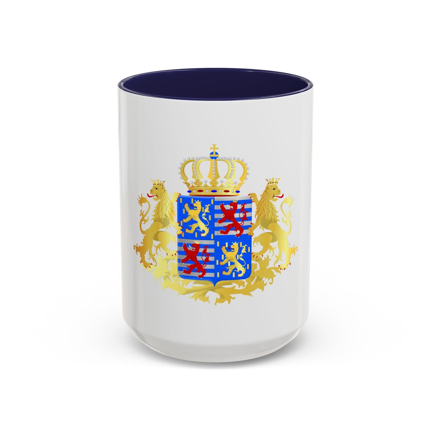 Middle coat of arms of the Grand Dukes of Luxembourg prior to 2000 - Accent Coffee Mug