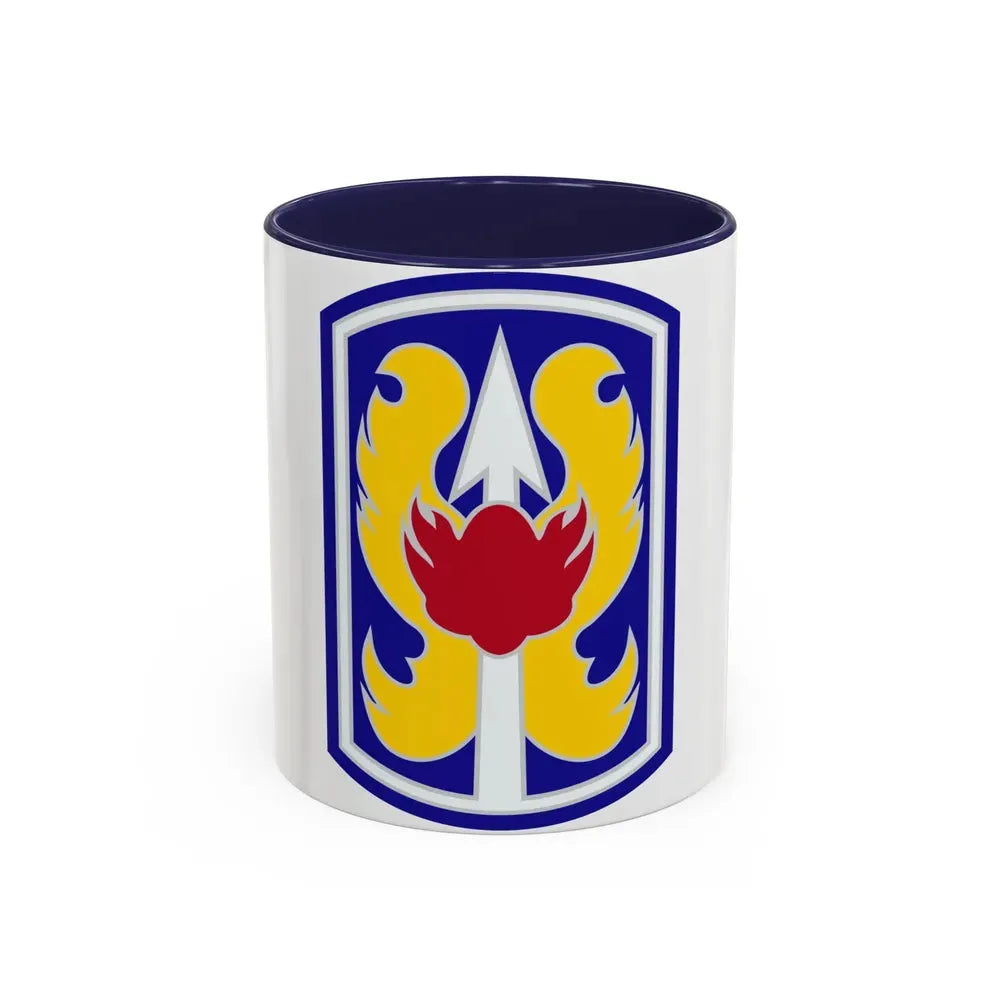 199TH INFANTRY BRIGADE (U.S. Army) Accent Coffee Mug 11oz Navy - Go Mug Yourself