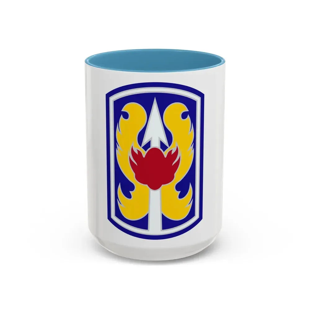 199TH INFANTRY BRIGADE (U.S. Army) Accent Coffee Mug 15oz Light Blue - Go Mug Yourself