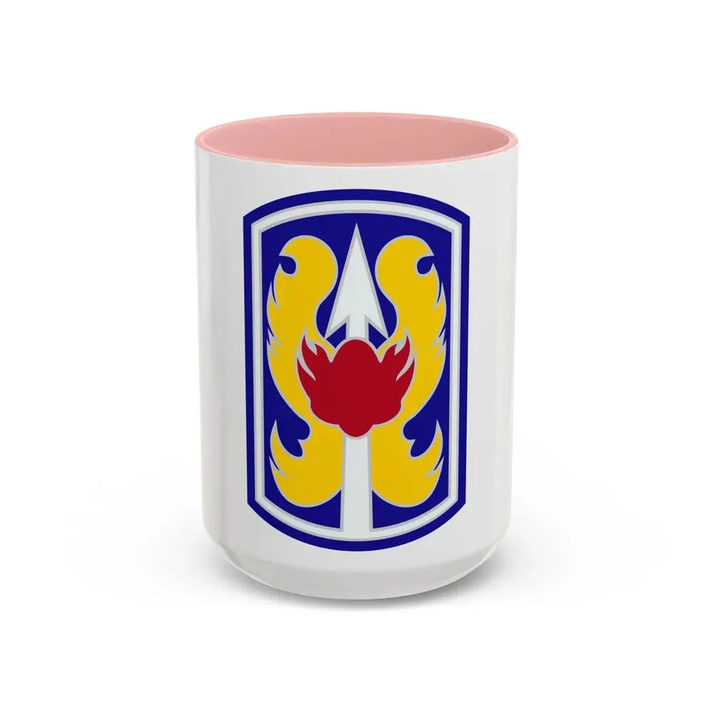 199TH INFANTRY BRIGADE (U.S. Army) Accent Coffee Mug 15oz Pink - Go Mug Yourself
