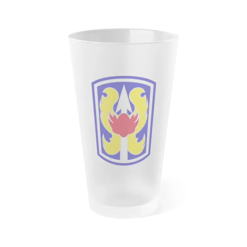 199TH INFANTRY BRIGADE (U.S. Army) Frosted Pint Glass 16oz Default Title - Go Mug Yourself
