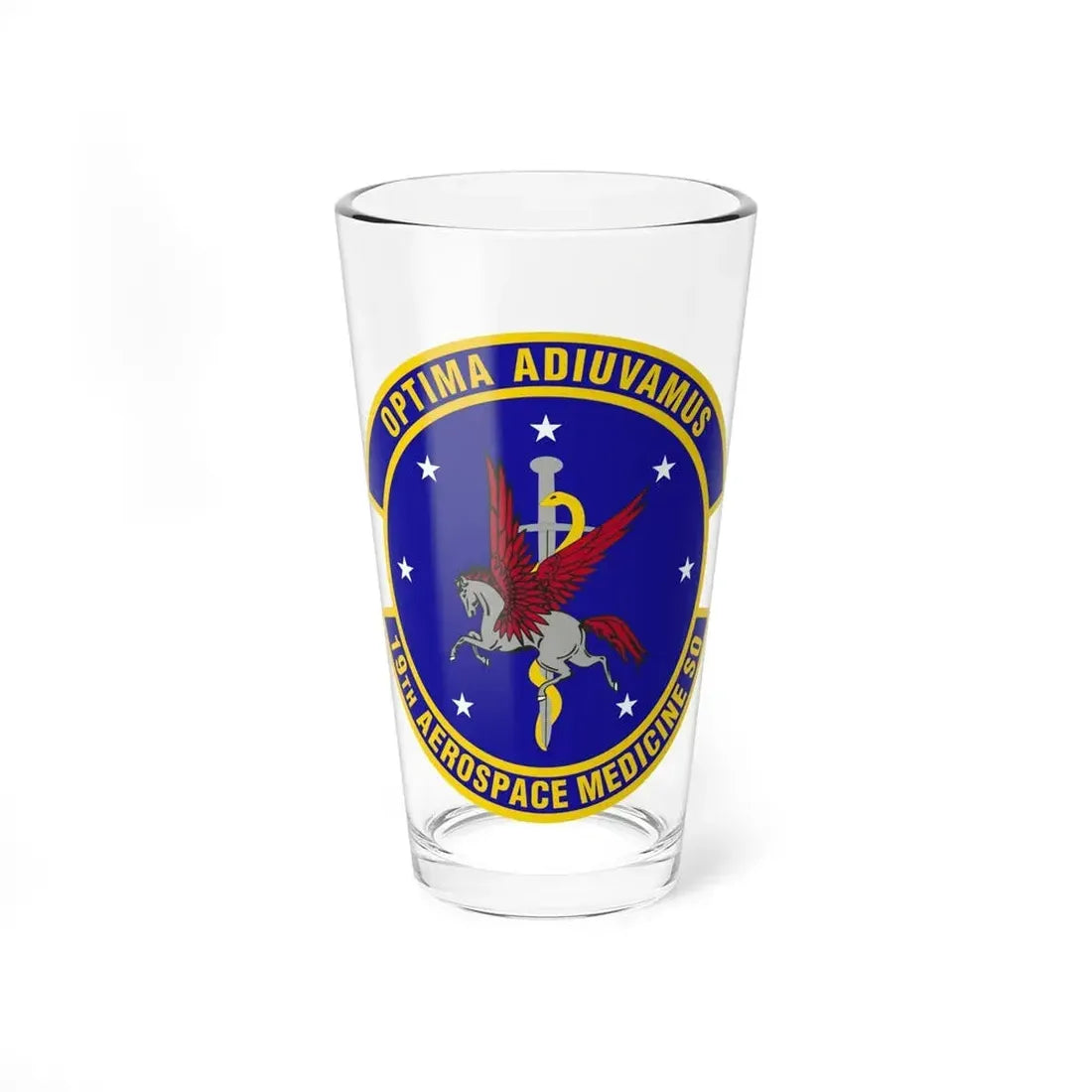 19th Aerospace Medicine Squadron (U.S. Air Force) Pint Glass 16oz 16oz - Go Mug Yourself