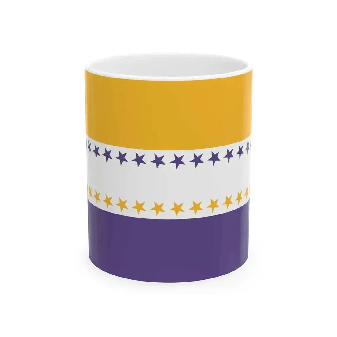 19th Amendment Victory Flag (United States) White Coffee Mug 11oz - Go Mug Yourself