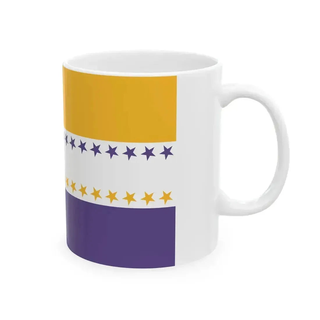 19th Amendment Victory Flag (United States) White Coffee Mug - Go Mug Yourself