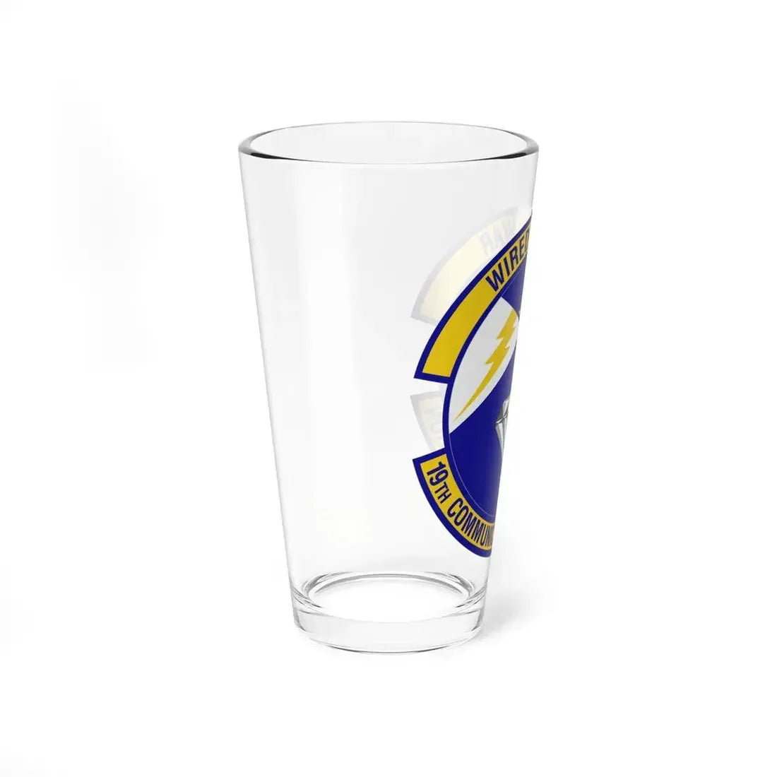19th Communications Squadron (U.S. Air Force) Pint Glass 16oz - Go Mug Yourself