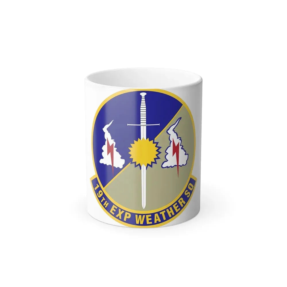 19th Expeditionary Weather Squadron (U.S. Air Force) Color Changing Coffee Mug 11oz - Go Mug Yourself