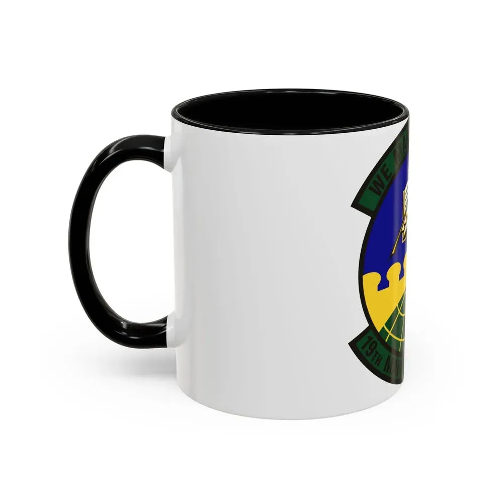 19th Maintenance Operations Squadron (U.S. Air Force) Accent Coffee Mug - Go Mug Yourself