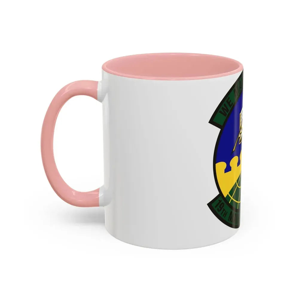 19th Maintenance Operations Squadron (U.S. Air Force) Accent Coffee Mug - Go Mug Yourself