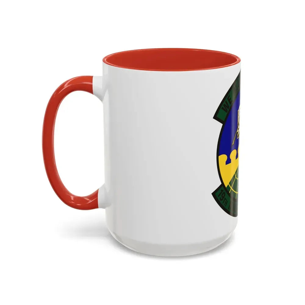 19th Maintenance Operations Squadron (U.S. Air Force) Accent Coffee Mug - Go Mug Yourself