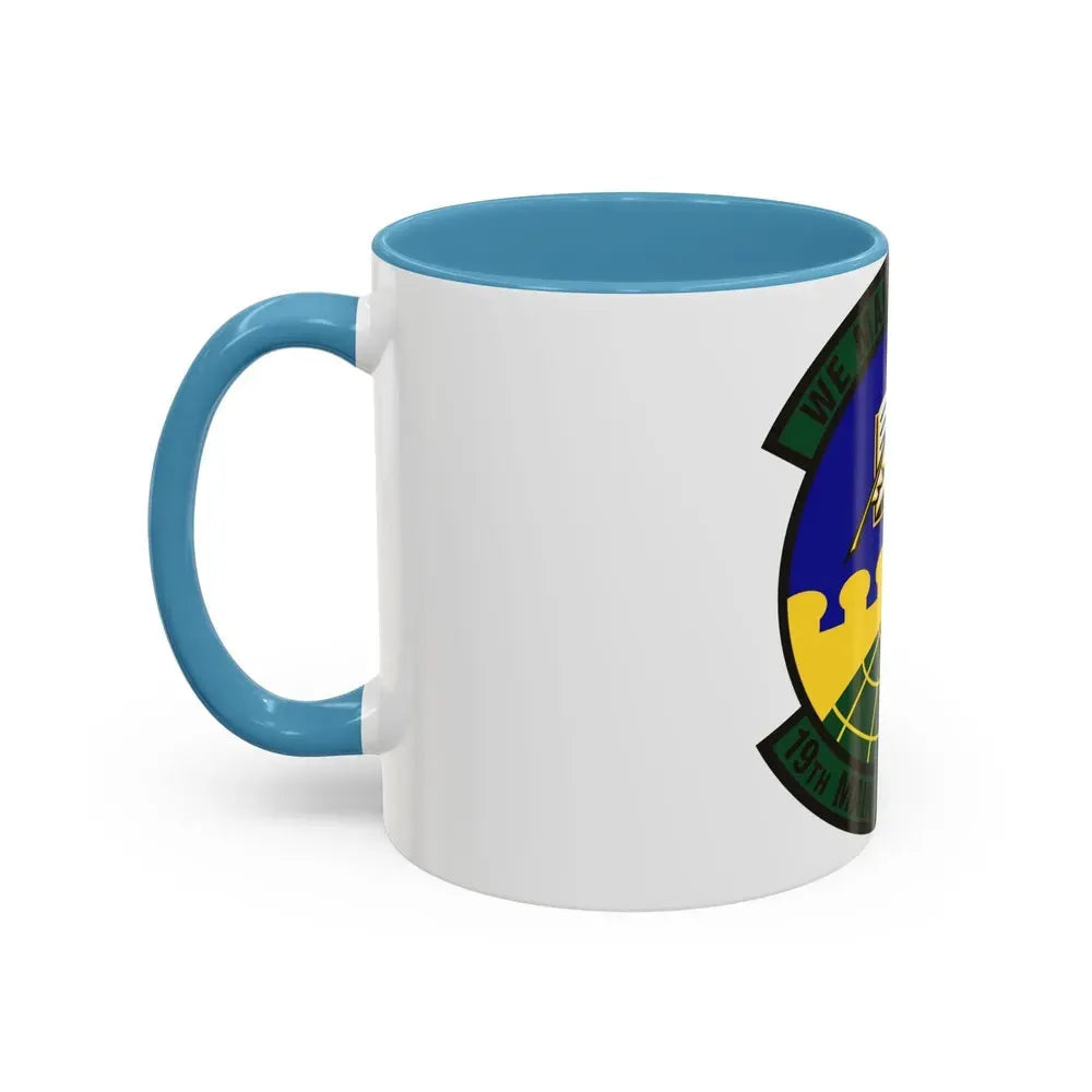 19th Maintenance Operations Squadron (U.S. Air Force) Accent Coffee Mug - Go Mug Yourself