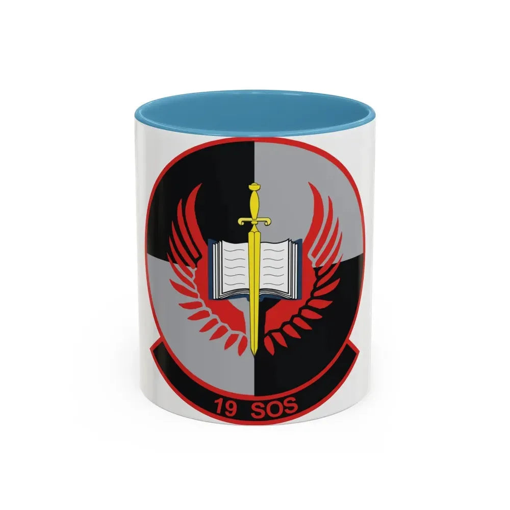 19th Special Operations Squadron (U.S. Air Force) Accent Coffee Mug 11oz Light Blue - Go Mug Yourself