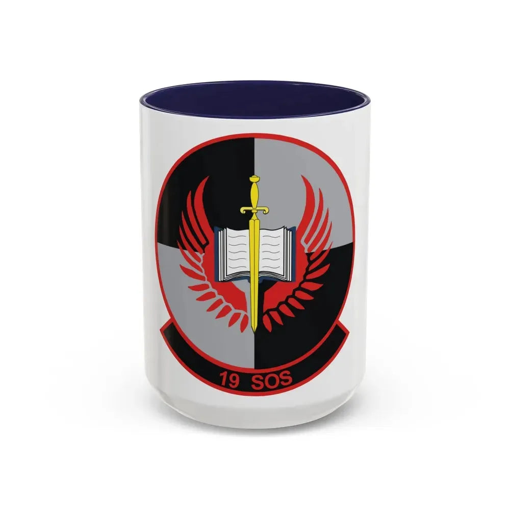 19th Special Operations Squadron (U.S. Air Force) Accent Coffee Mug 15oz Navy - Go Mug Yourself