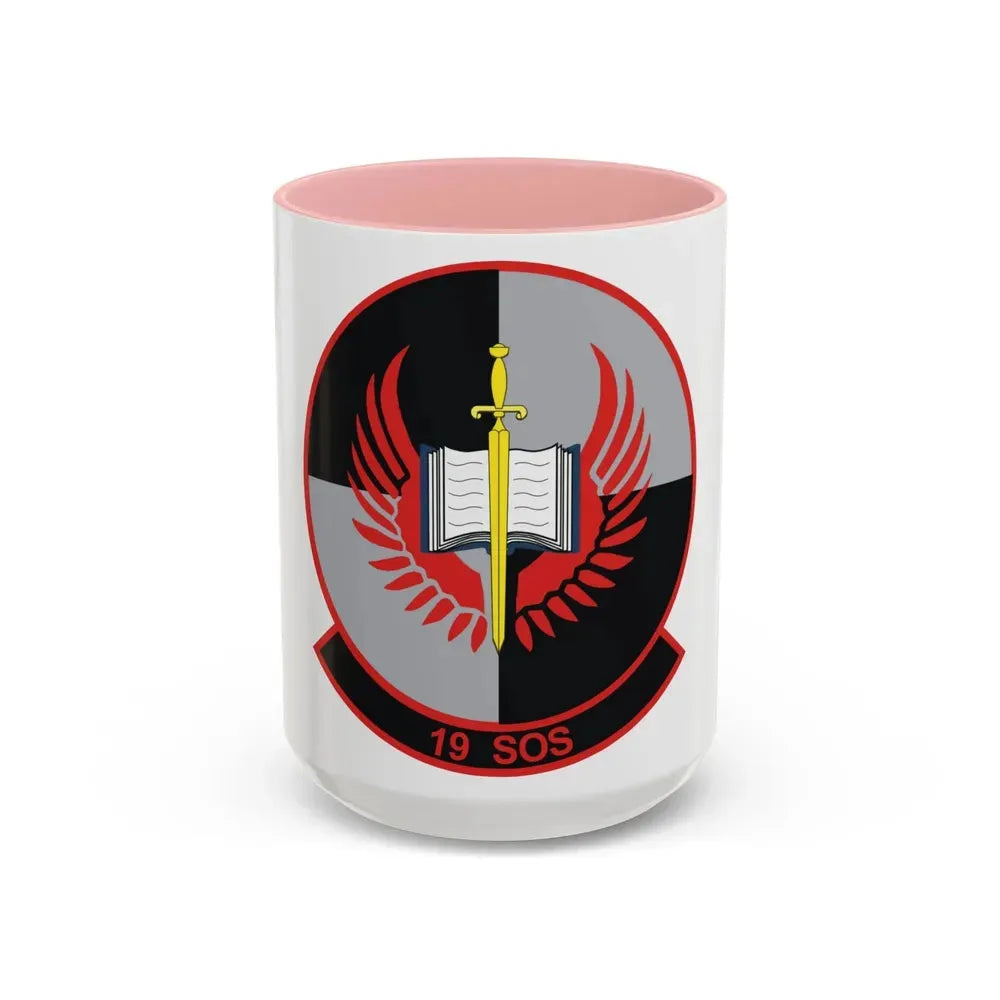 19th Special Operations Squadron (U.S. Air Force) Accent Coffee Mug 15oz Pink - Go Mug Yourself