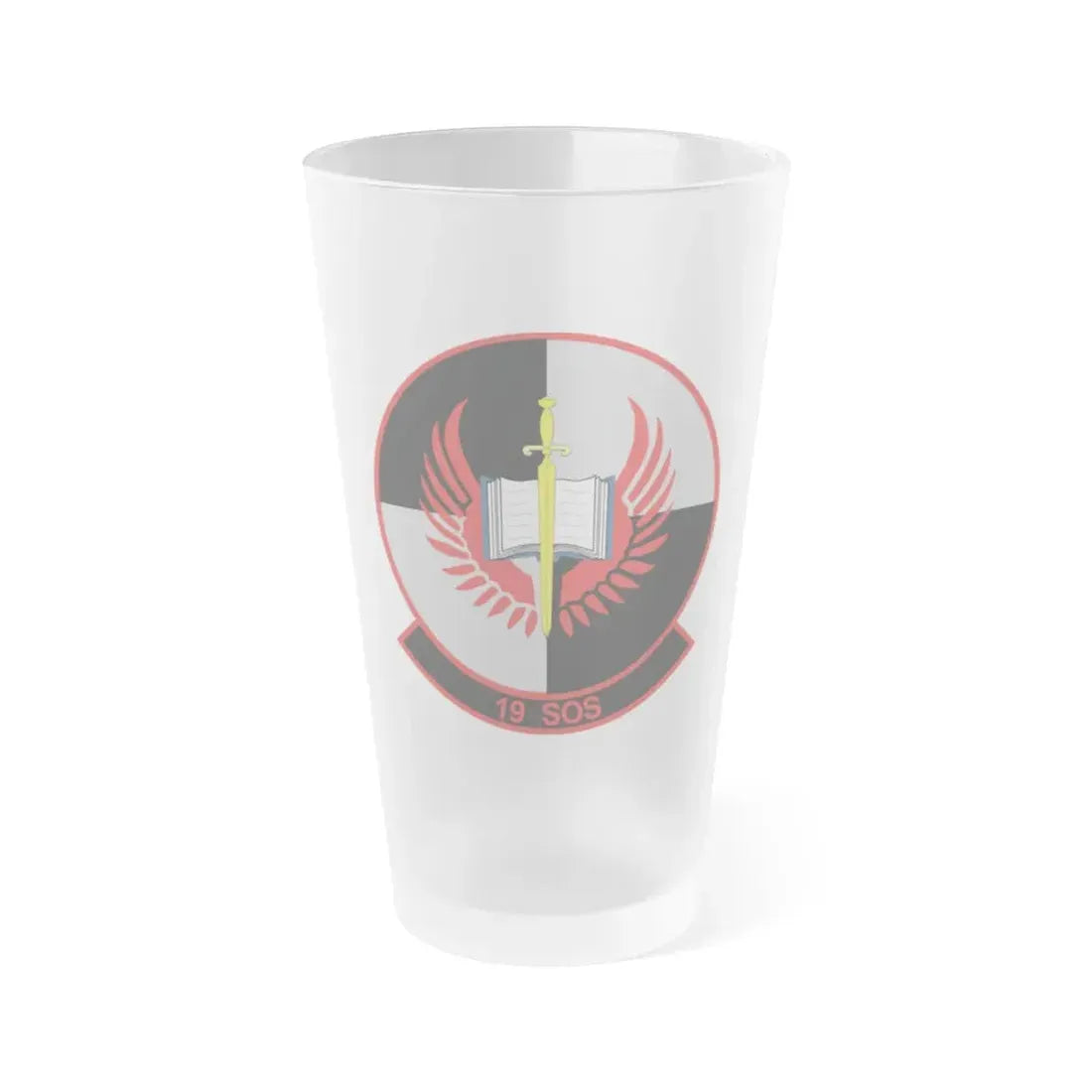 19th Special Operations Squadron (U.S. Air Force) Frosted Pint Glass 16oz 16oz Frosted - Go Mug Yourself