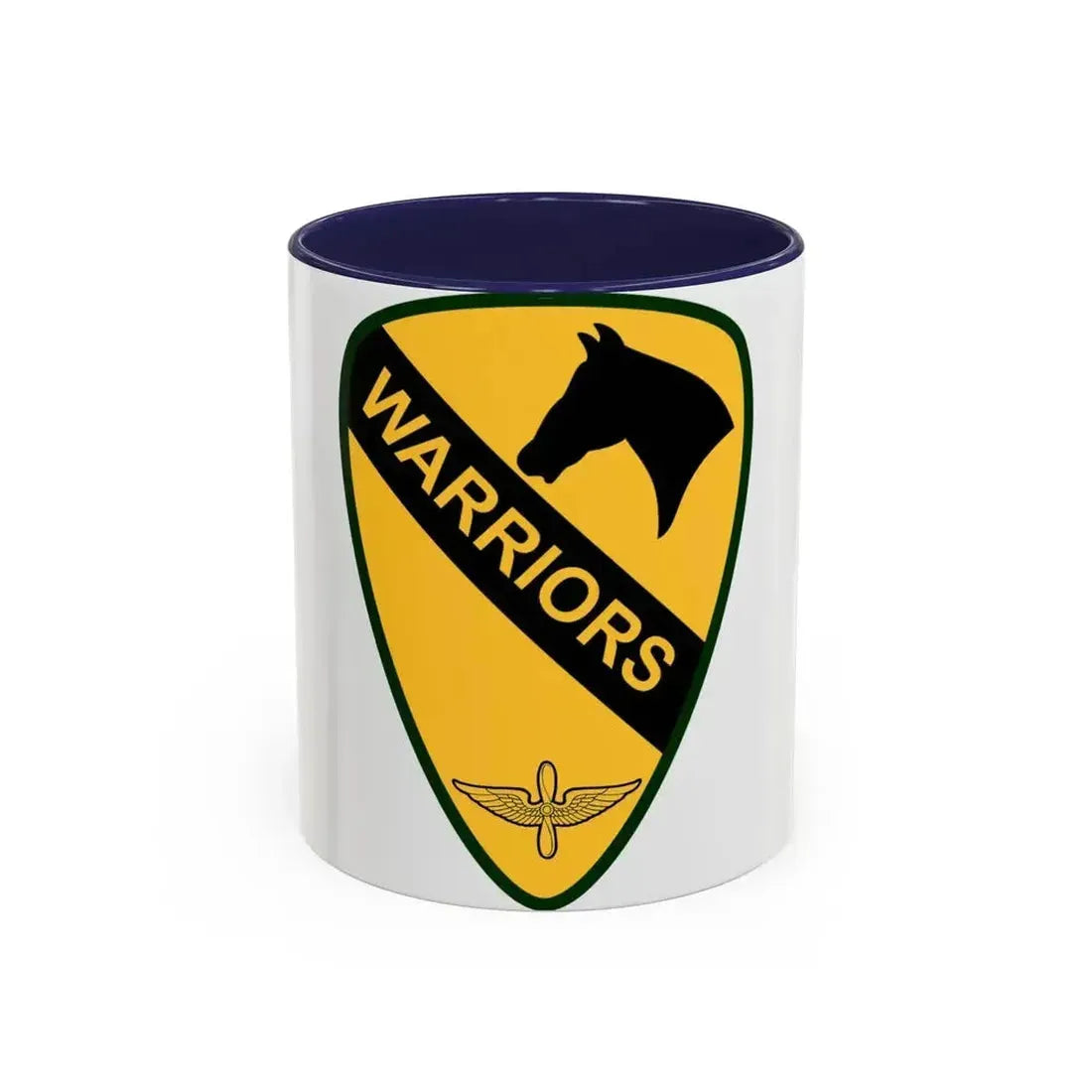 1st Air Cavalry Brigade (U.S. Army) Accent Coffee Mug 11oz Navy - Go Mug Yourself