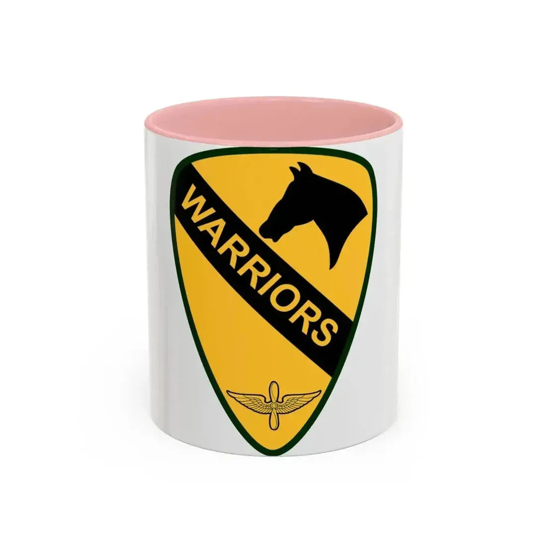 1st Air Cavalry Brigade (U.S. Army) Accent Coffee Mug 11oz Pink - Go Mug Yourself