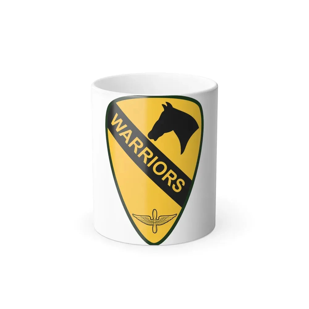 1st Air Cavalry Brigade (U.S. Army) Color Changing Coffee Mug 11oz - Go Mug Yourself