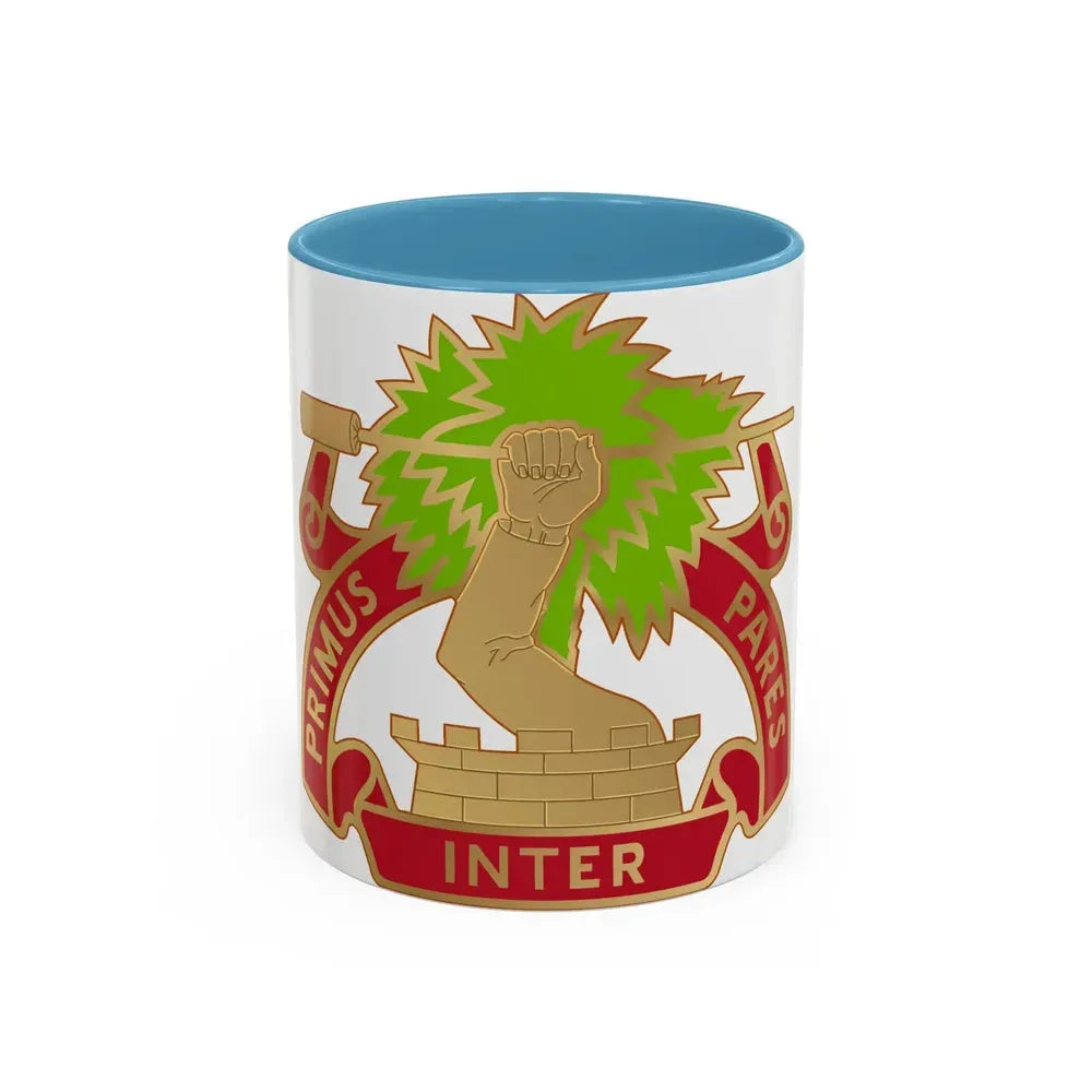 1st Air Defense Artillery Regiment (U.S. Army) Accent Coffee Mug 11oz Light Blue - Go Mug Yourself
