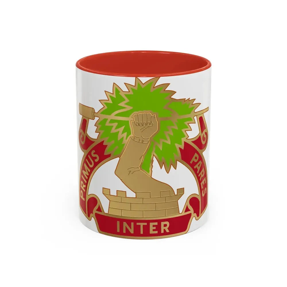 1st Air Defense Artillery Regiment (U.S. Army) Accent Coffee Mug 11oz Red - Go Mug Yourself