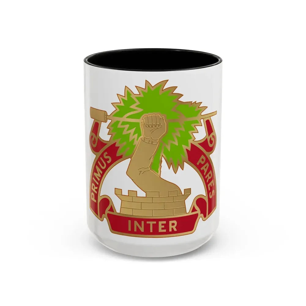 1st Air Defense Artillery Regiment (U.S. Army) Accent Coffee Mug 15oz Black - Go Mug Yourself