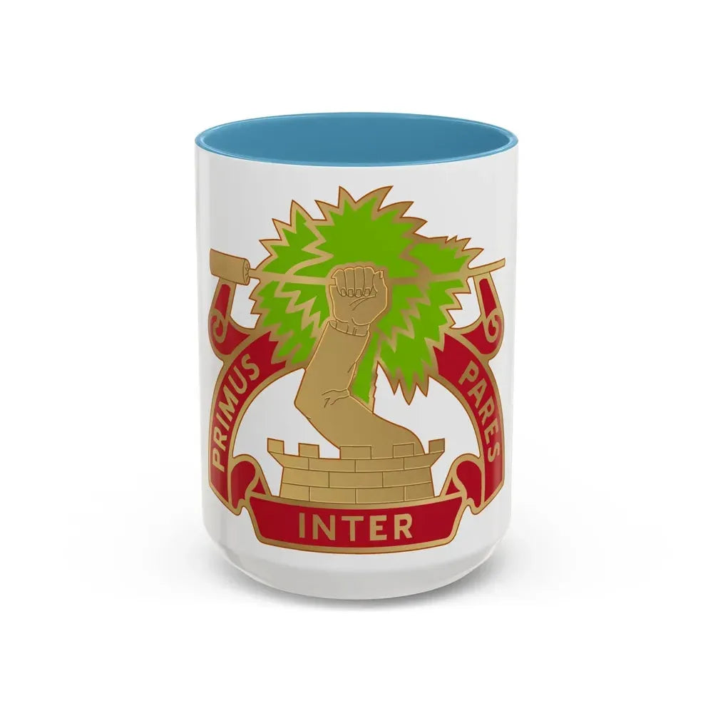 1st Air Defense Artillery Regiment (U.S. Army) Accent Coffee Mug 15oz Light Blue - Go Mug Yourself