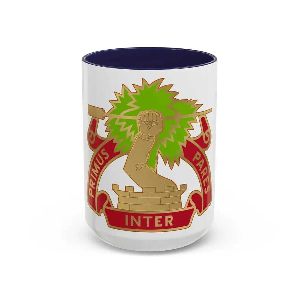 1st Air Defense Artillery Regiment (U.S. Army) Accent Coffee Mug 15oz Navy - Go Mug Yourself