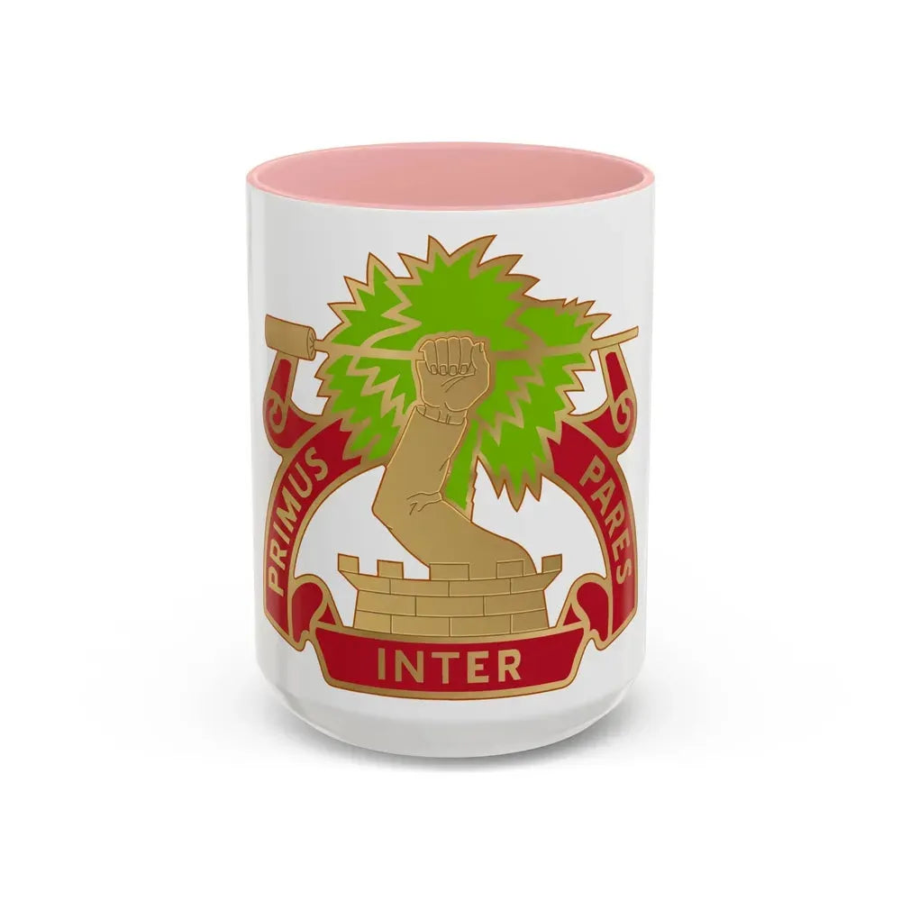 1st Air Defense Artillery Regiment (U.S. Army) Accent Coffee Mug 15oz Pink - Go Mug Yourself