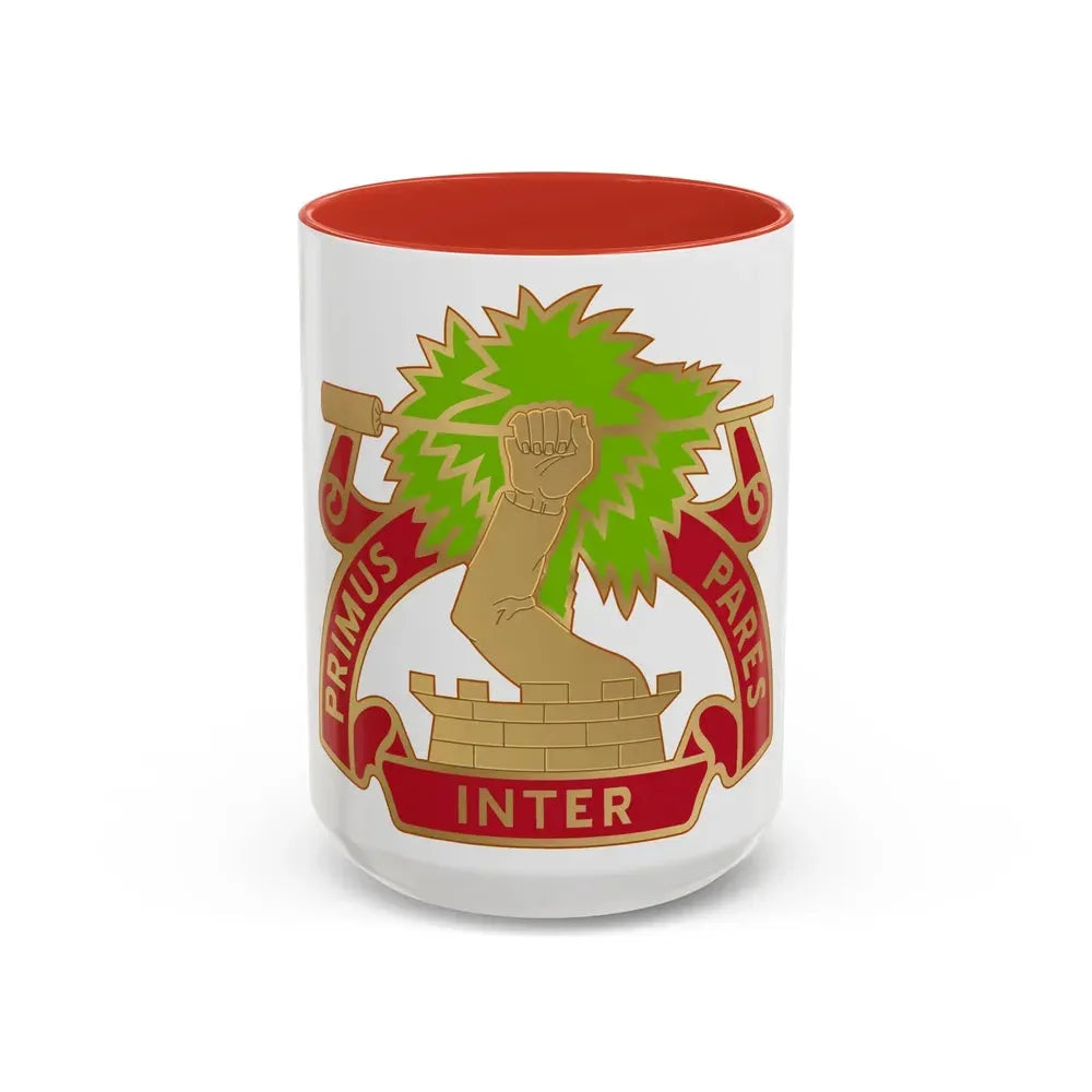 1st Air Defense Artillery Regiment (U.S. Army) Accent Coffee Mug 15oz Red - Go Mug Yourself