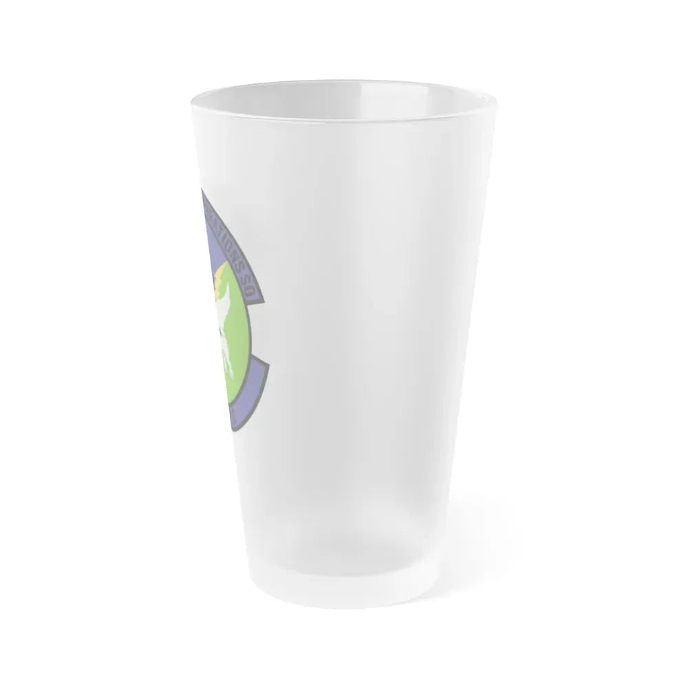 1st Air Support Operations Squadron (U.S. Air Force) Frosted Pint Glass 16oz - Go Mug Yourself