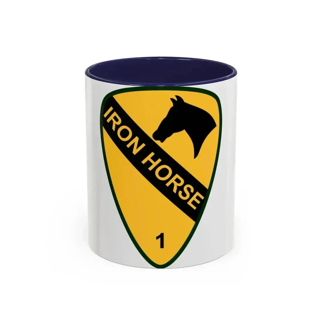 1st Brigade Combat Team 1st Cavalry Division (U.S. Army) Accent Coffee Mug 11oz Navy - Go Mug Yourself